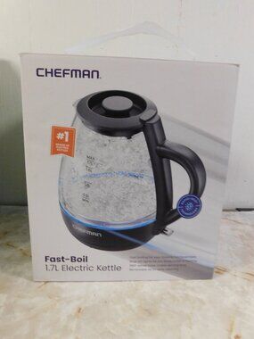 CHEFMAN Fast Boil 1.7 L Electric Kettle NEW in Box